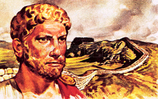 The Roman Emperor Hadrian and Hadrian's Wall