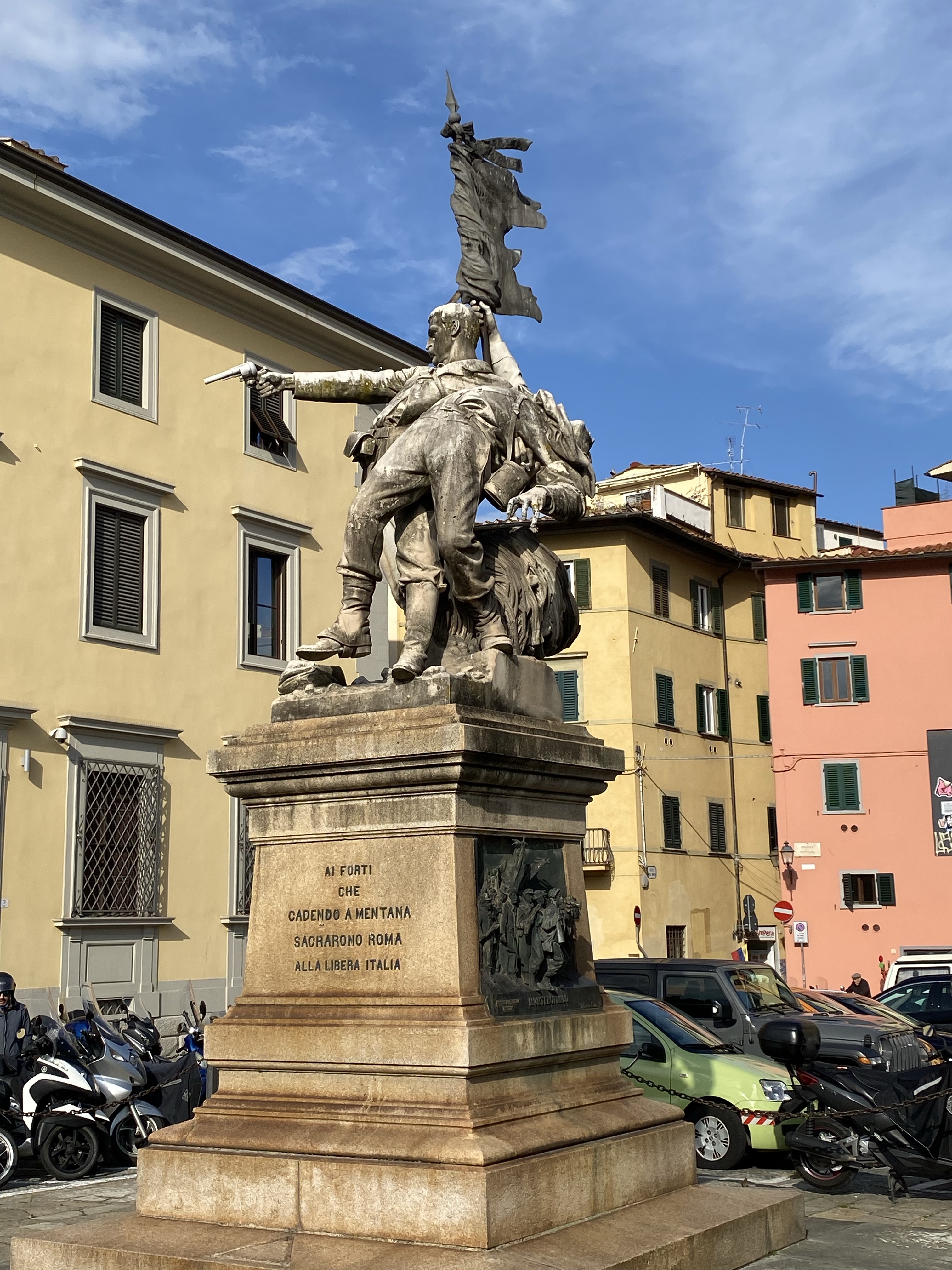 Piazza Mentana, and the Monumento ai Caduti della Battaglia di Mentana ...