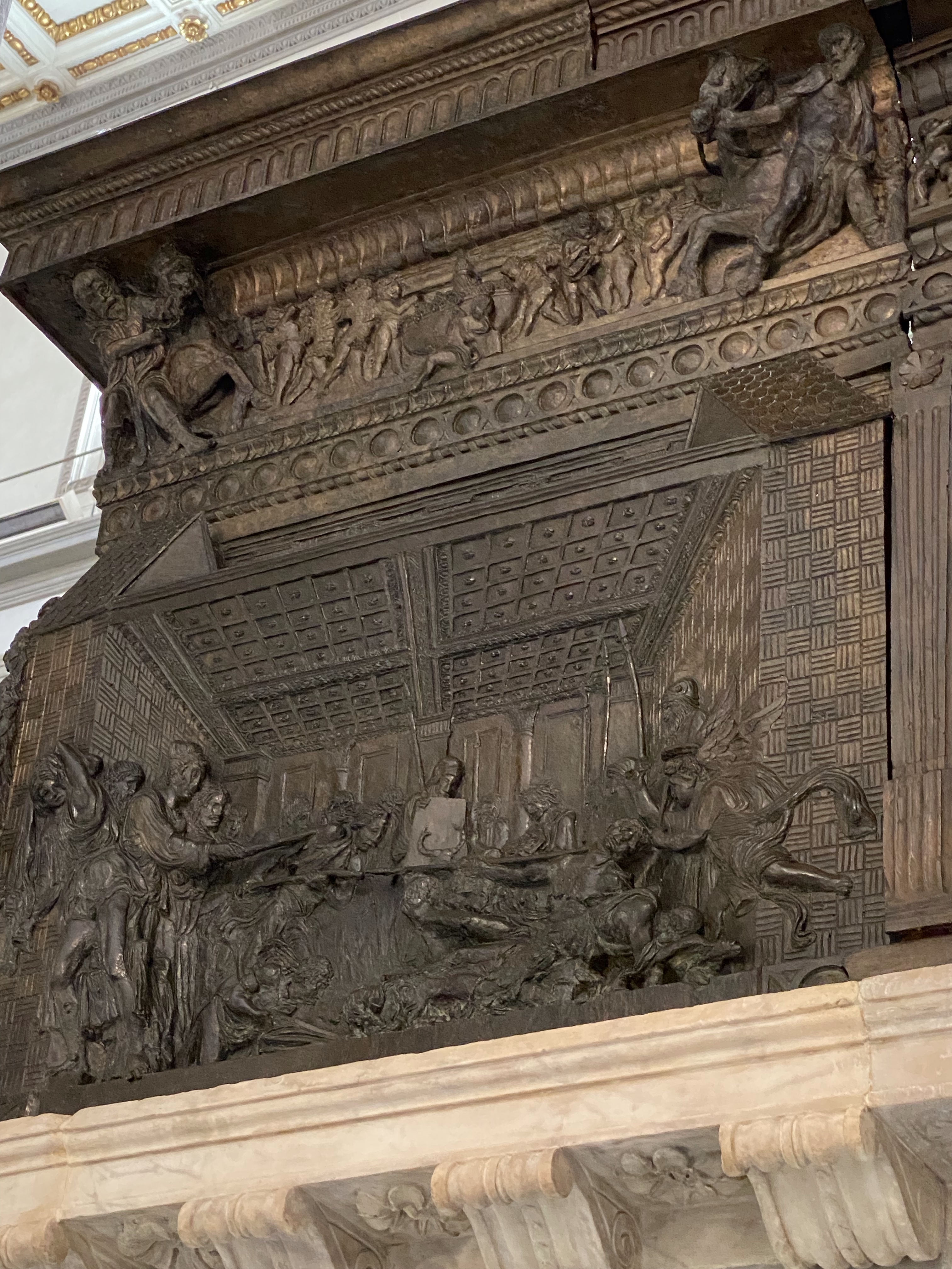 Donatello's pulpits at San Lorenzo | get back, lauretta!