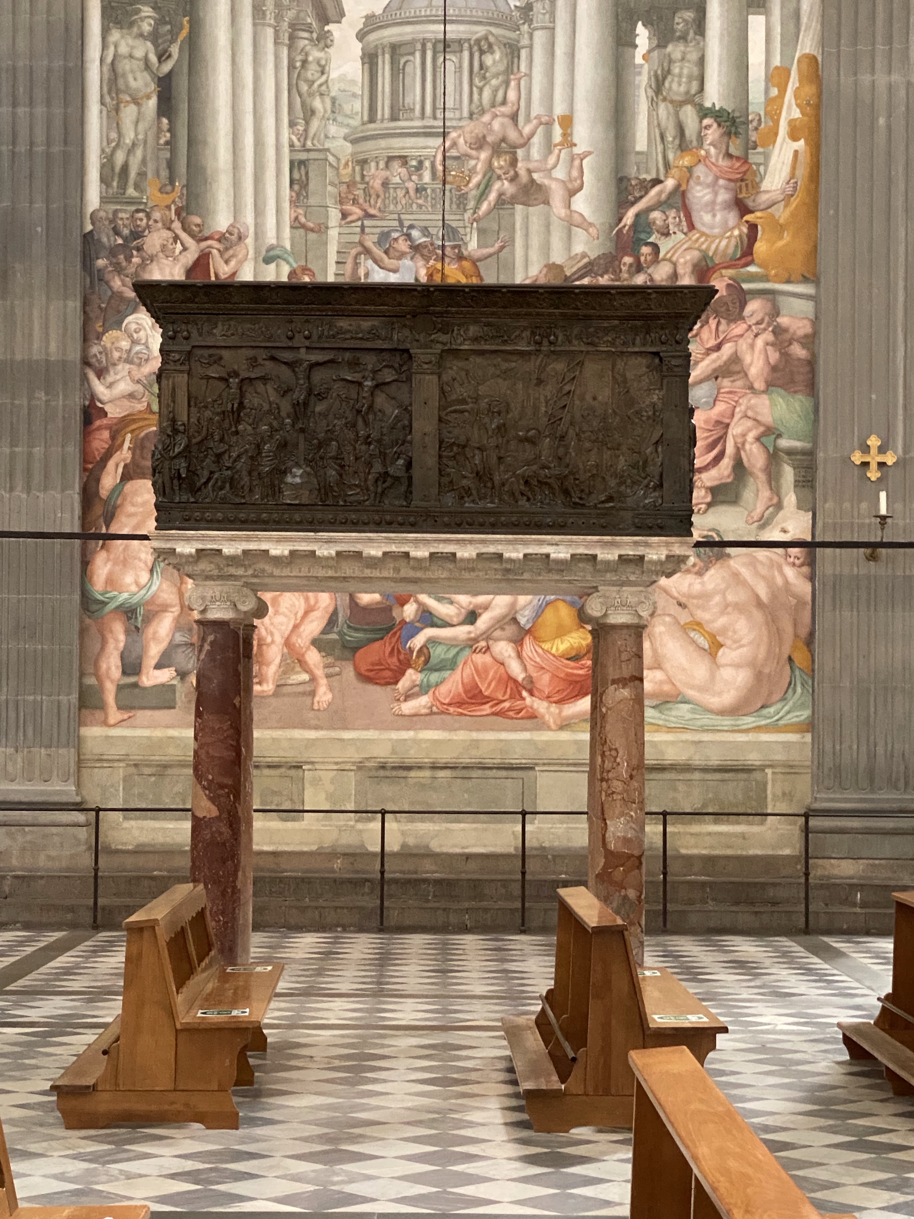Donatello's pulpits at San Lorenzo | get back, lauretta!